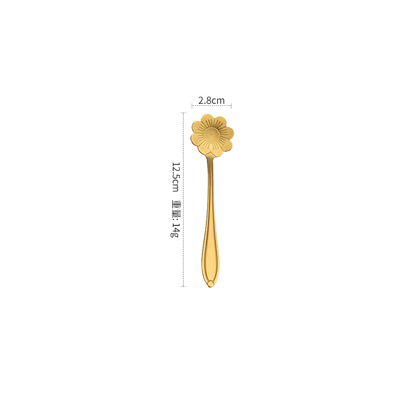 12cm 골든 코스모스 스푼 [고급 모델]