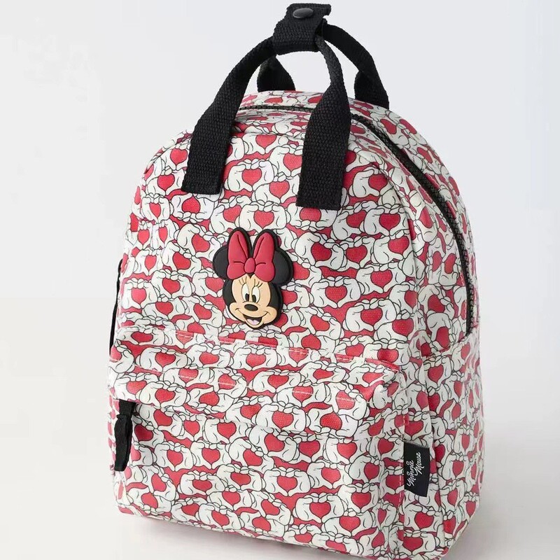 Cross-Border New School Season Backpack for Kids, Co-Branded with Disney Minnie Mouse Backpack 1542230 600