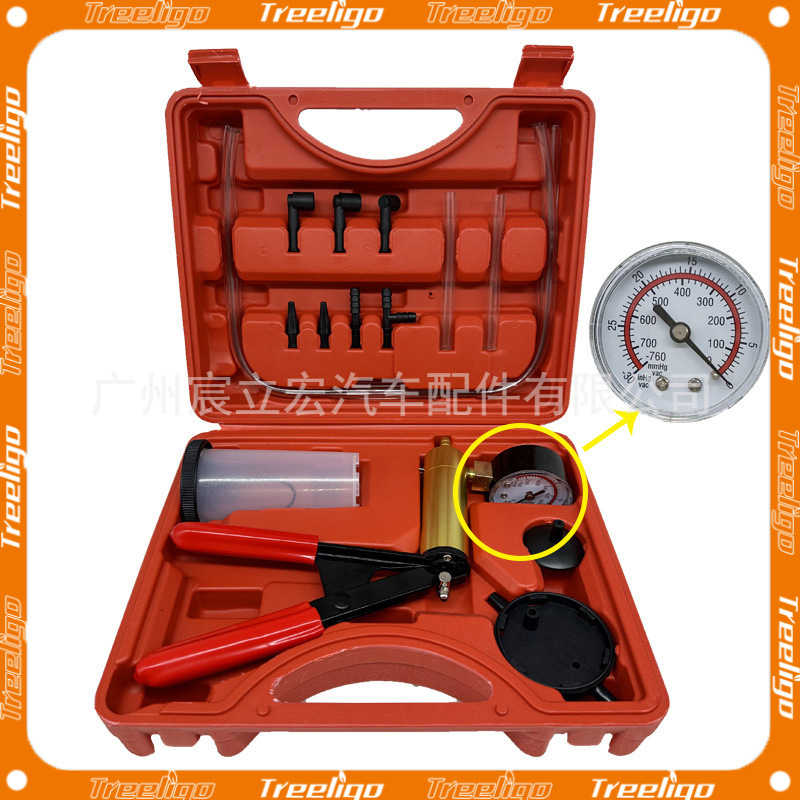 Venta directa de fábrica Bomba de vacío manual Herramienta de reemplazo de aceite de freno de automóvil Detector de automóvil Reparación de automóvil Pistola de succión de aceite