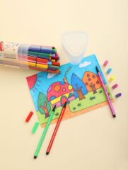Triangle watercolor pencils children's student doodle set wholesale children's gifts student painting watercolor colored pencils