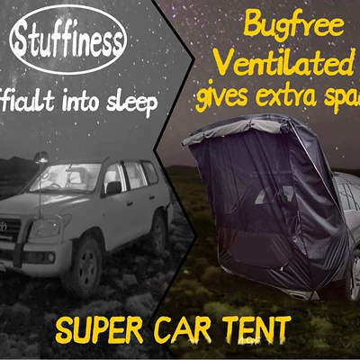 Avtomobil dam çadırları, Sunshade Tent, Trunk Side