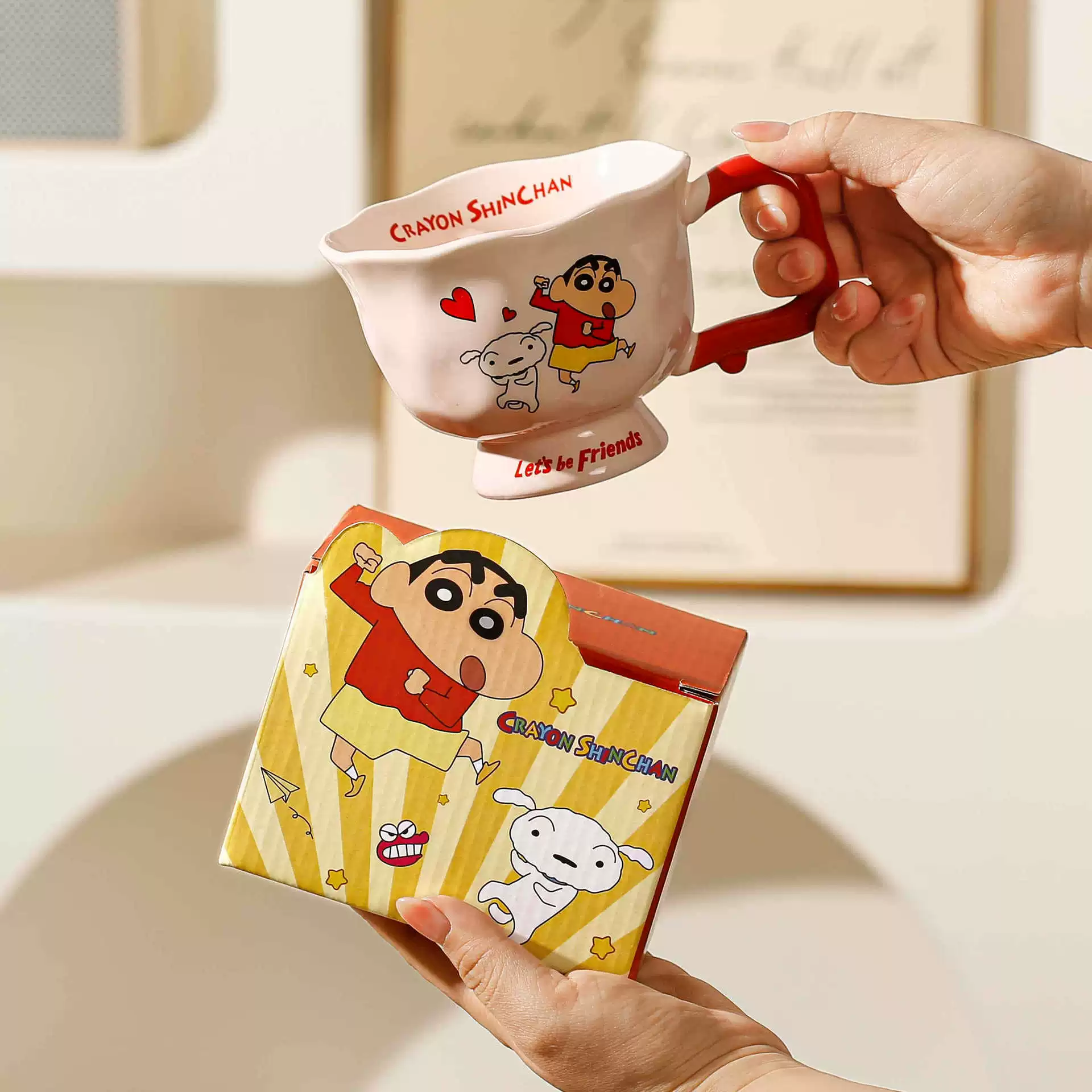 Керамическая кружка Crayon Shin-chan 380мл - 4 варианта цвета –