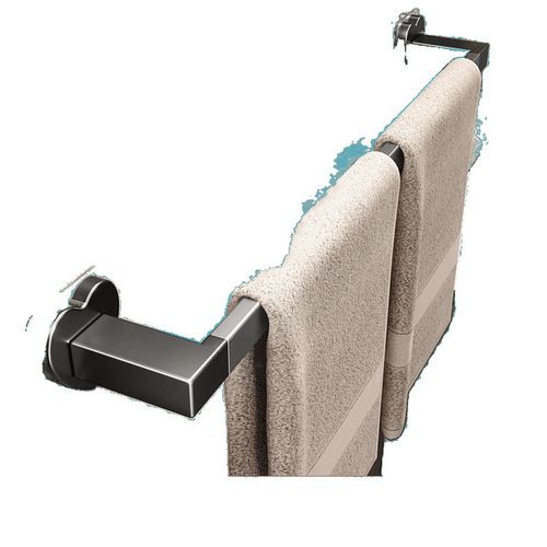 New-style towel rack, drill-free towel holder, bathroom & toilet storage shelf, suction-cup design, single-bar towel bar for restrooms