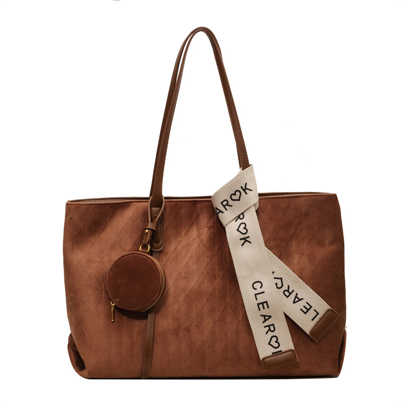 Bolsa de mano retro de terro esmaltado para mujeres otoño / invierno 2025 nueva moda versátil bolso de hombro bolso de viaje