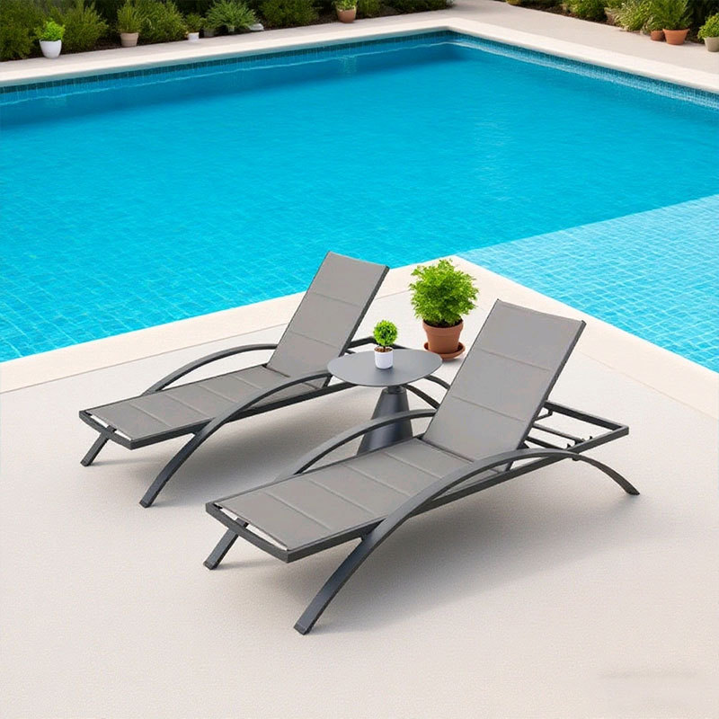 Silla al aire libre Residencia patio piscina silla de playa silla de ocio a prueba de agua protección solar villa nórdica silla de playa jardín