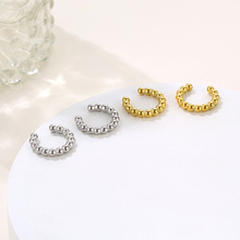 ins风简约款C型耳夹时尚轻奢个性高级设计感2023新款不锈钢耳饰女