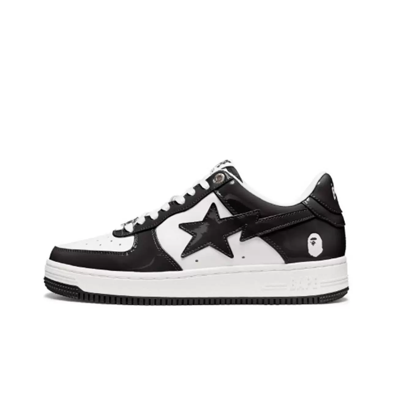 BAPESTA DUNK из лаковой кожи и замши, камуфляж, уличный тренд, парные низкие кеды для скейтборда