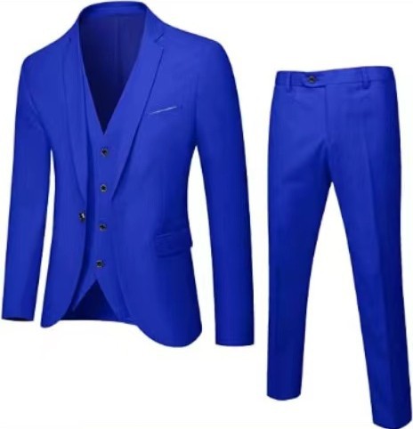 2025 Amazon Foreign Trade Men Business Casual Traje Traje de dos piezas para novios