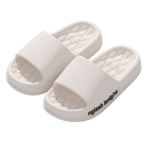 Slippers for men, summer outdoor wear, indoor home, couple bathroom slippers, women's new anti-slip eva soft bottom bathing slippers