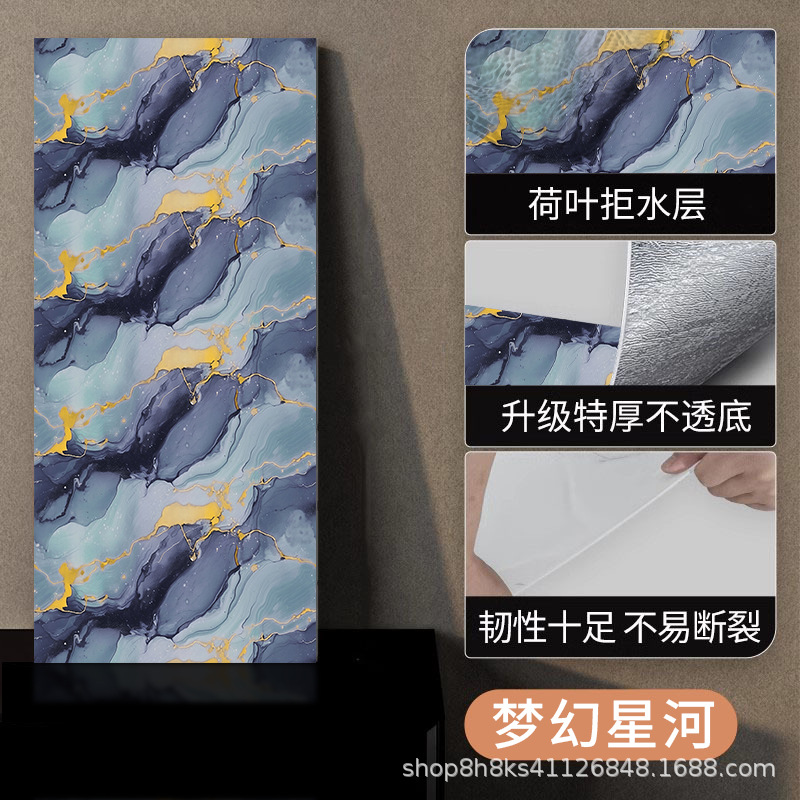 Maternidad doméstica grado imitación de azulejos decoración pegatinas de pared a prueba de agua a prueba de humedad espesar papel pintado 3D decoración autoadhesiva papel pintado