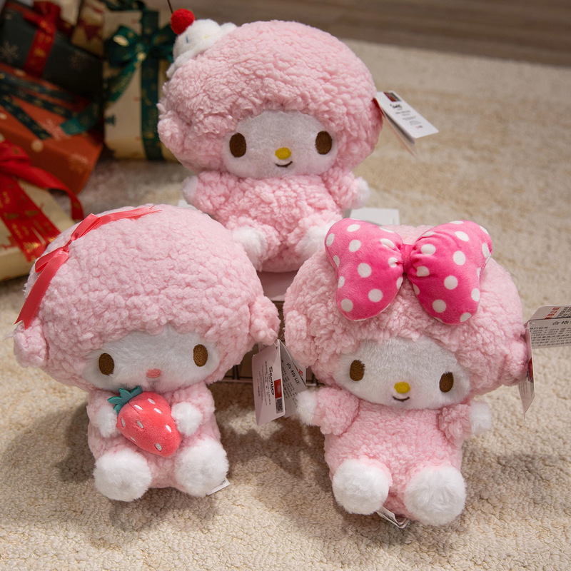 本物の Changyi サンリオ Biailuo 子羊ピアノぬいぐるみランドセルペンダントぬいぐるみペンダント女性のための|undefined