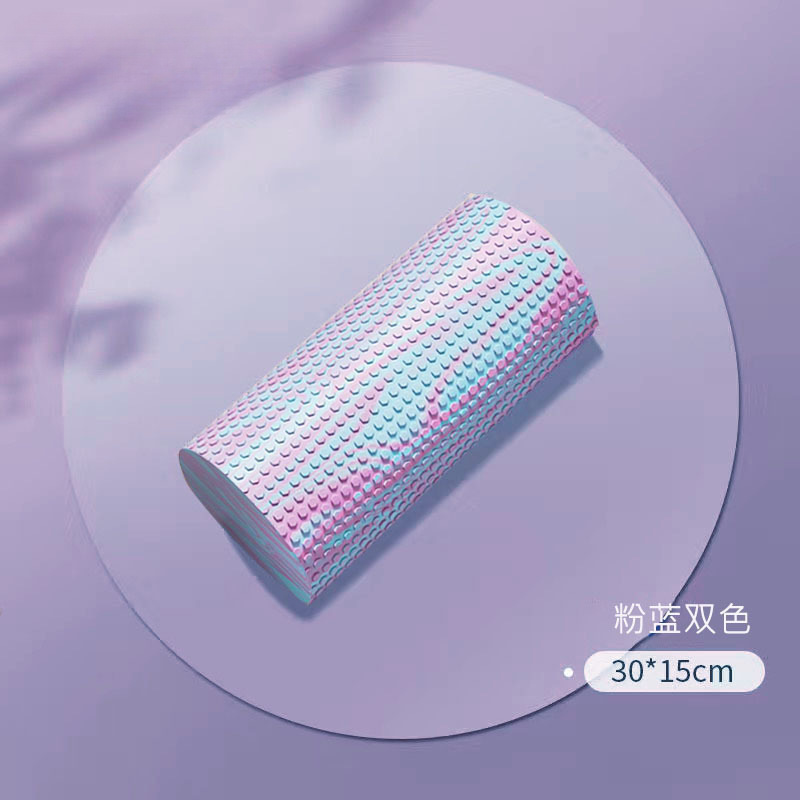 泡沫轴初学者实心浮点按摩滚筒肌肉放松专业滚轴瑜伽柱|undefined