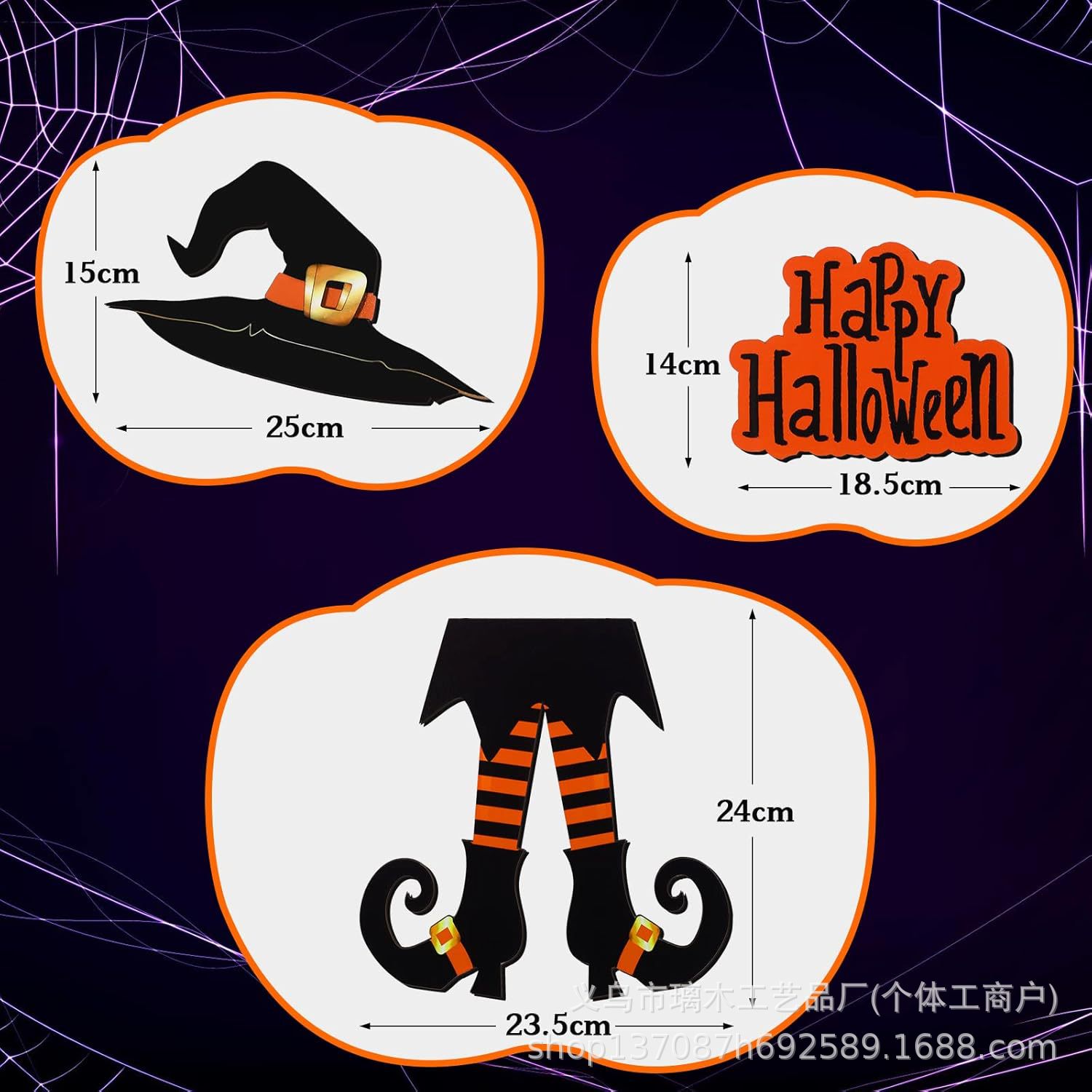 Nuevos productos transfronterizos de madera Halloween decoración de la atmósfera de la fiesta del hogar cabeza de ratón colgante decoración del patio vestíbulo