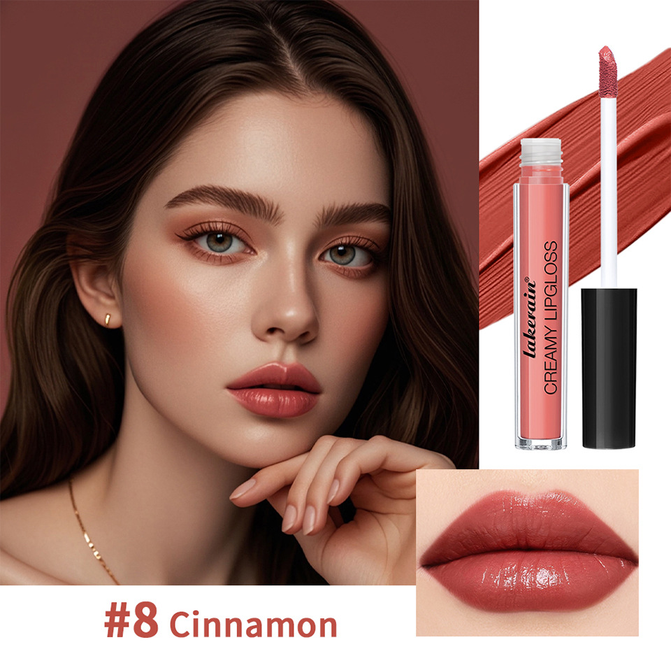 Lakerain Cross-border 8-color matte lip gloss Cream matte Lip gloss Application Scenario