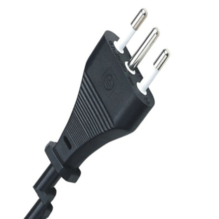 供应意大利品字尾IMQ电源线10 16A智利插头线 意规插头电脑连接线