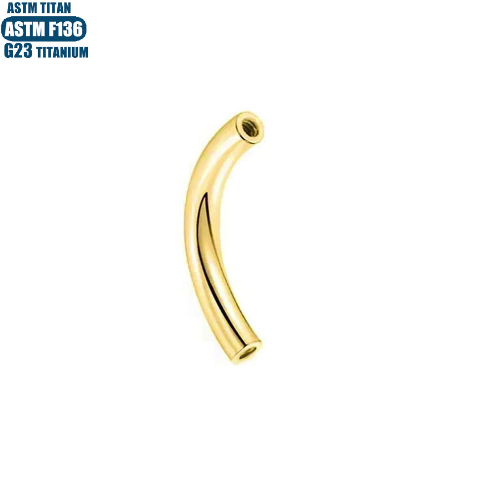 16G labret stud size and finish detail