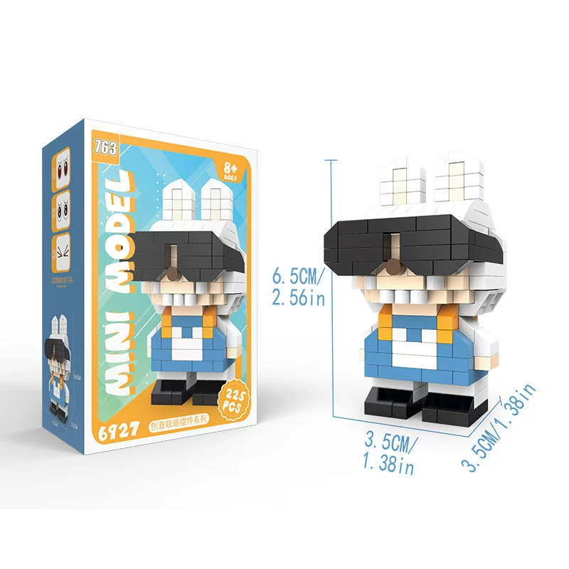 Совместимо с Lego Micro-grained Simulation Building Blocks Собаки, Коты, Питомцы Корги Оранжевые котята, Шпиц Детские сборочные украшения