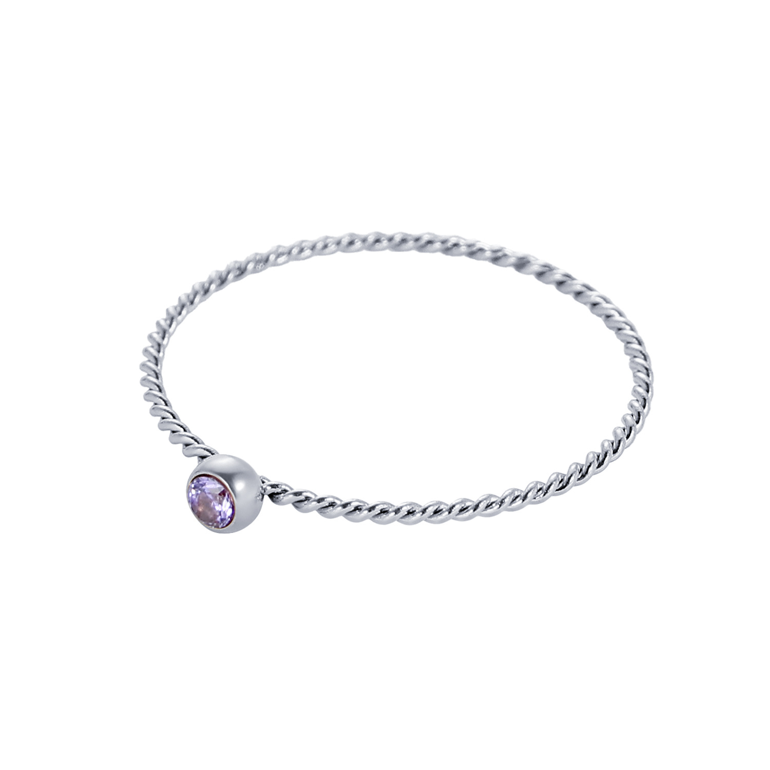 라일락 스틸 링