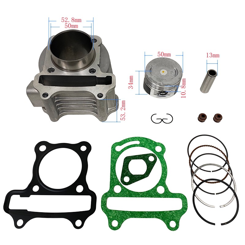 Motorcycle parts cylinder suitable for GY680 enlarged 100cc 139QMB 139QMA HaoMai 80 50mm