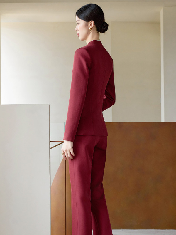 高端女士职业装西服西装套装正装女装时尚高级感中国移动工服8639|undefined