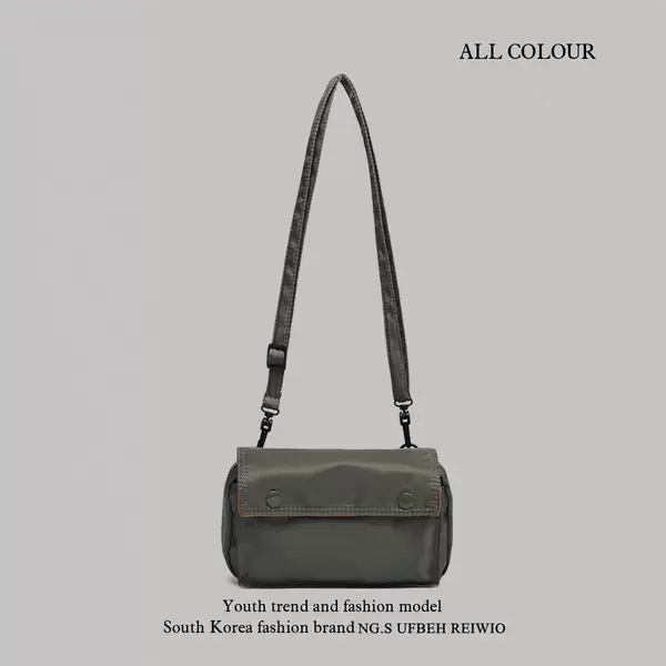 Japanese Classic~Tanker Water-Resistant Crossbody Bag Trendy Men's Nylon Casual Shoulder Small Bag Multi-Purpose Small Waist Bag