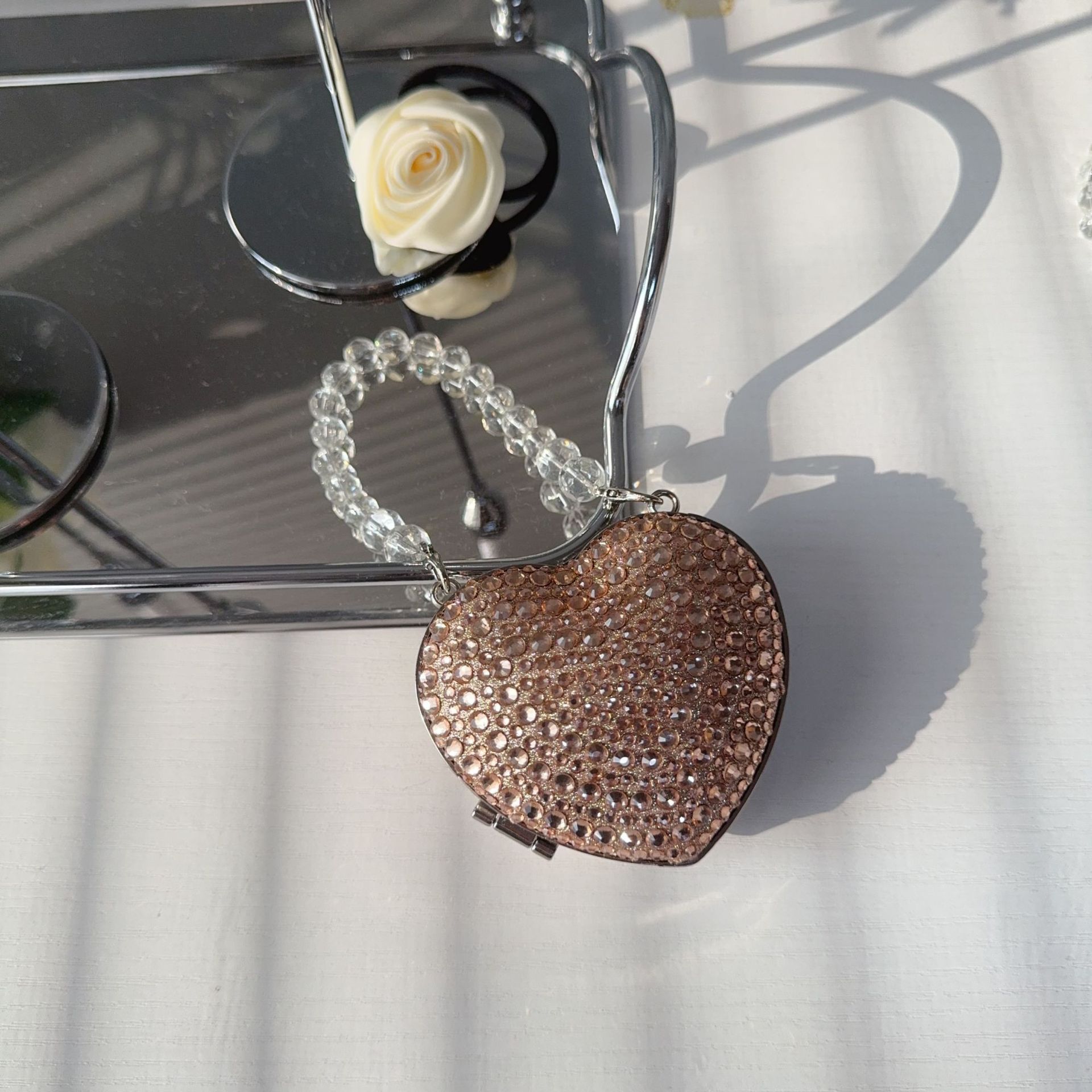 2025 High-end Fashion diamond-encrusted Full Diamond Evening Bag, Small, exquisite and shiny dress bag, Light luxury Dance Party Bag undefined