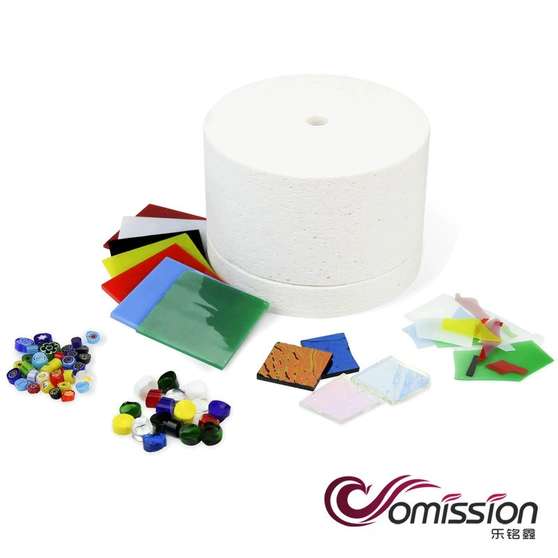 [Набор из 6 предметов для небольшой печи] Изолированные аксессуары для стеклянных поделок для микроволновой печи