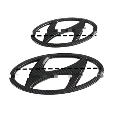 Other Automotive Exterior Supplies Mirror, Fuel Tank Cap, Car Logo - abs-carbon-fiber-pattern-front-and-rear-car-logo
