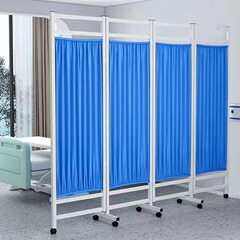 医療用屏風病院医療鉄布芸遮断折り畳みスクリーン衛生室診療所美容押し引き移動折り畳みプーリー
