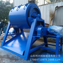 六角滚筒抛光机  金属件翻新除油锈设备 自动翻转式干抛去锈机