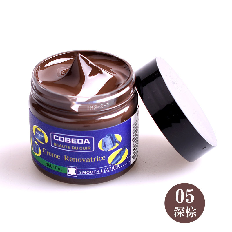 Venta directa de fábrica kangbida agente de coloración de cuero sofá bolsa de cuero para colorear zapatos de cuero de reparación de desgaste color suplemento crema