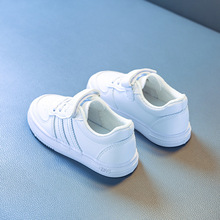 兒童小白鞋2021夏季新款女童白色鞋子男童板鞋學生運動透氣單鞋潮