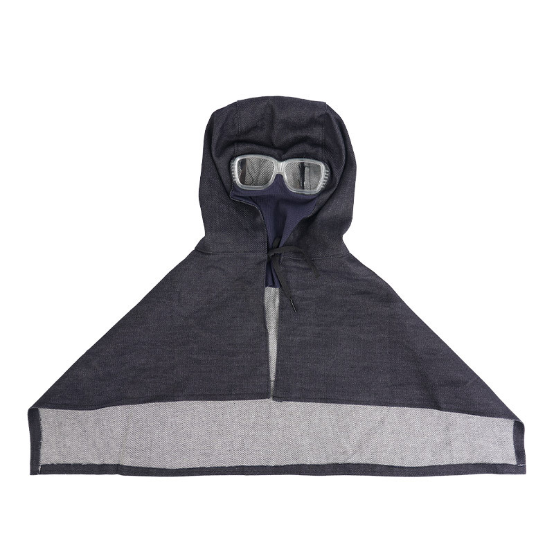 Sopa de sombrero, sombrero de protección contra el polvo, soldadura, corte, pulido, movimiento, carga y descarga, denim, sombrero de protección laboral para hombres y mujeres