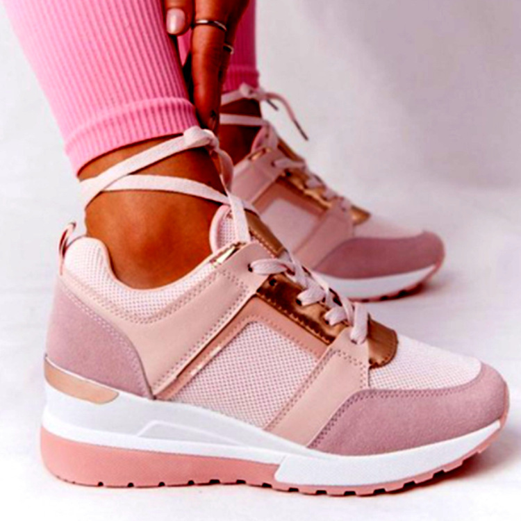 Damen-Arbeitsschuhe, Sportschuhe, Sneakers, Netzstoff, vielseitige, gepolsterte Sneakers mit Fußgewölbeunterstützung_voghion.com