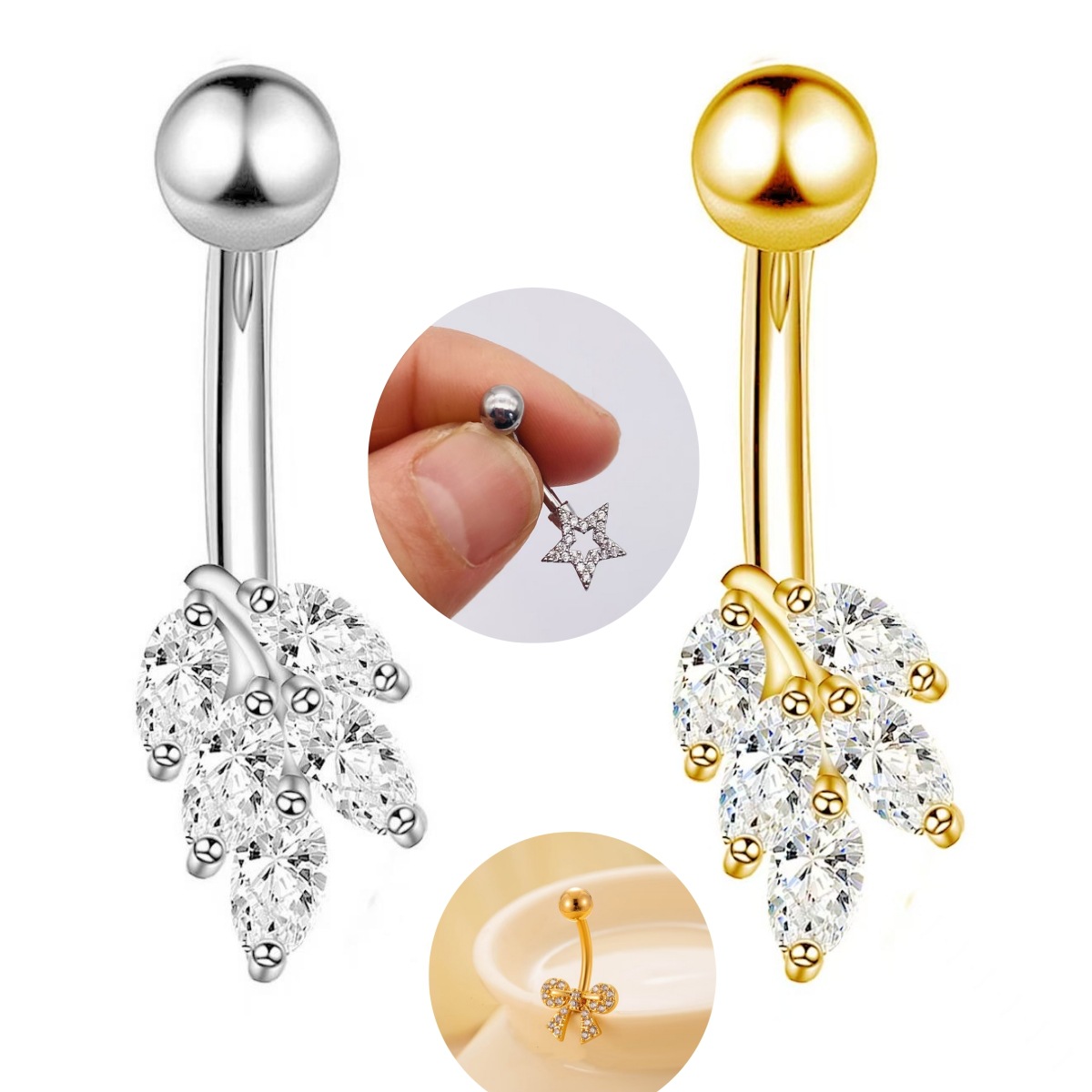 Labret stud lip piercing jewelry styling detail