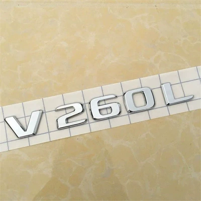Suitable for Mercedes-Benz Vito V260L, modified with Maybach tail emblem, VS980L lettering, and VS680 letter logo (Car logo) - standard-v260l