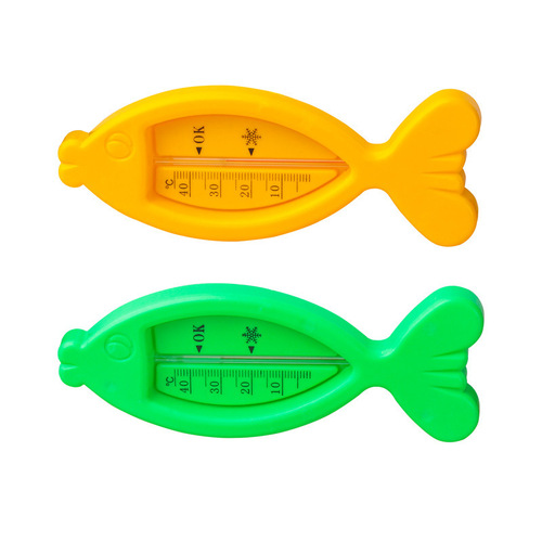 Baby bath water thermometer, wet and dry thermometer thermometer, cartoon fish dual-purpose room temperature meter wholesale