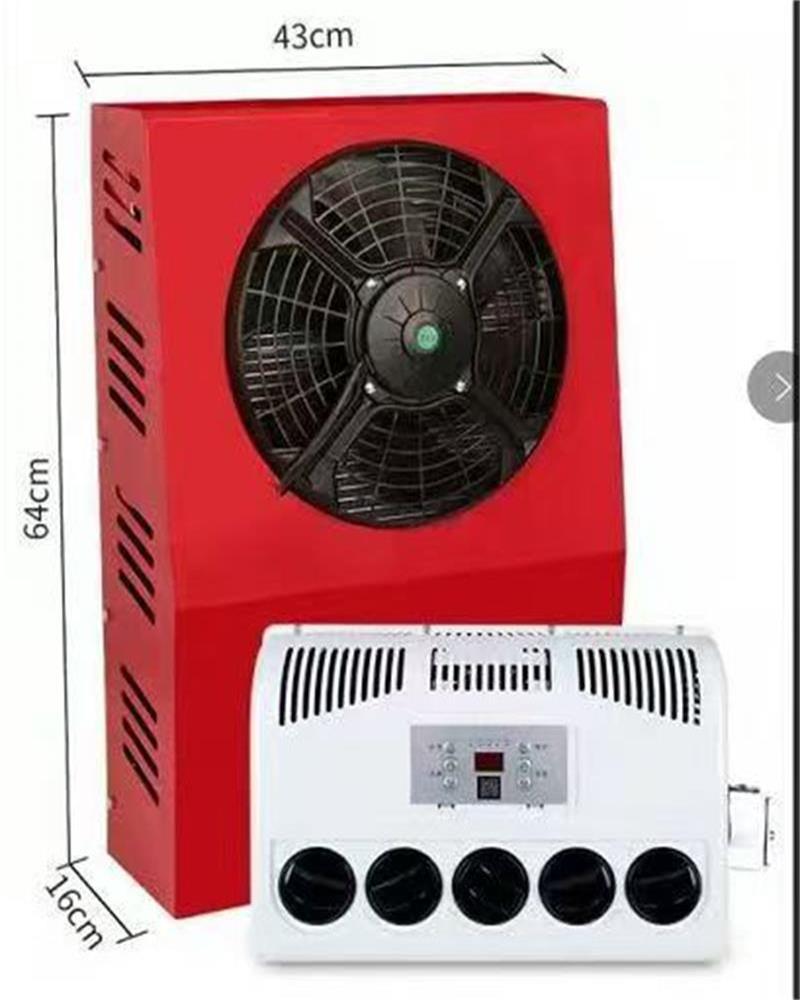 New Model Parking Air Conditioner 12V24V for Trucks and Excavators, Electric Scroll Type with High Cooling Capacity, Modified Air Conditioning for Trucks