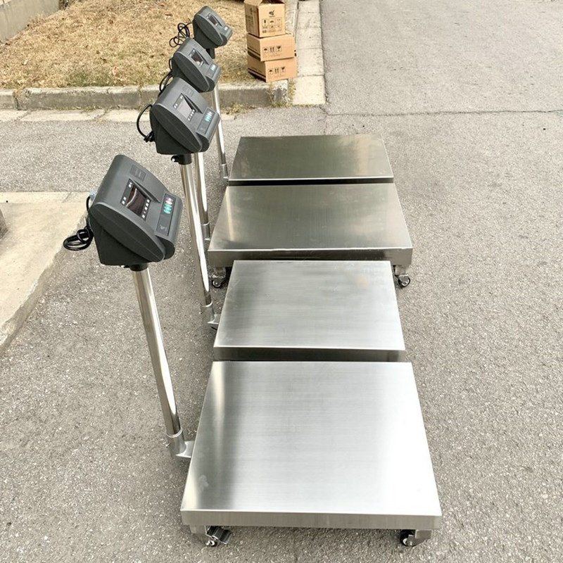 食品无尘车间80kg不锈钢台秤 洁净区称重台秤100kg