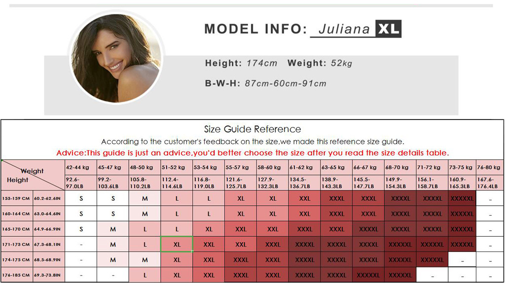 尺码指引表-内贸