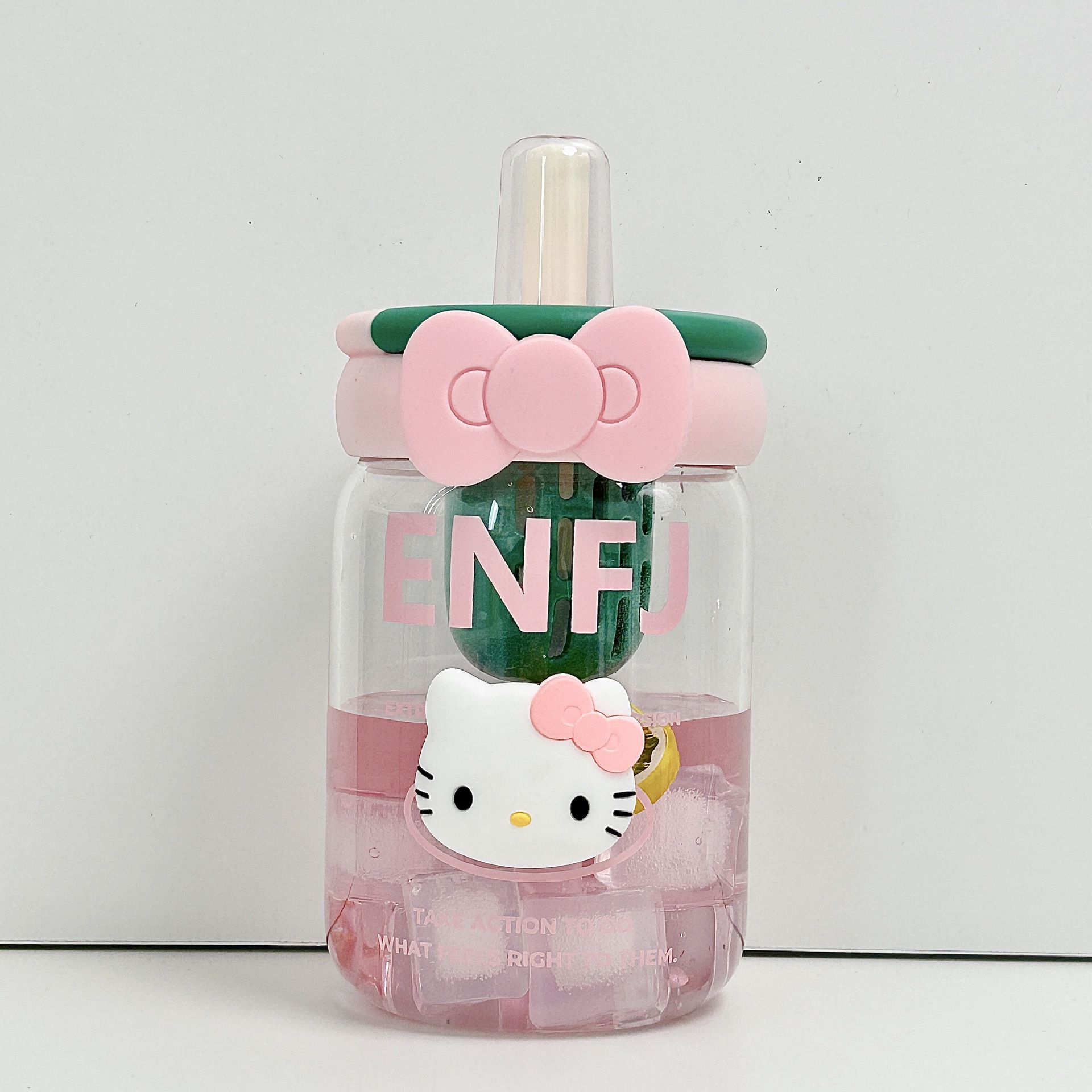 핑크 키티 유리