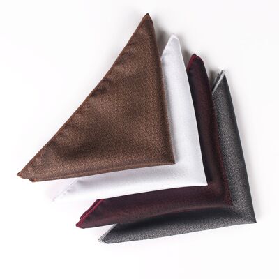 现货一件代发男士西服口袋巾 绅士口袋方巾涤丝金属光泽面料方巾|ms