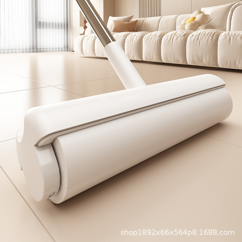 Long-Handled Lint Roller for Removing Hair from Sheets, Large Sticky Lint Remover for Floors and Blankets, Tearable Paper Long-Handled Lint Roller for Removing Hair from Sheets, Large Sticky Lint Remover for Floors and Blankets, Tearable Paper