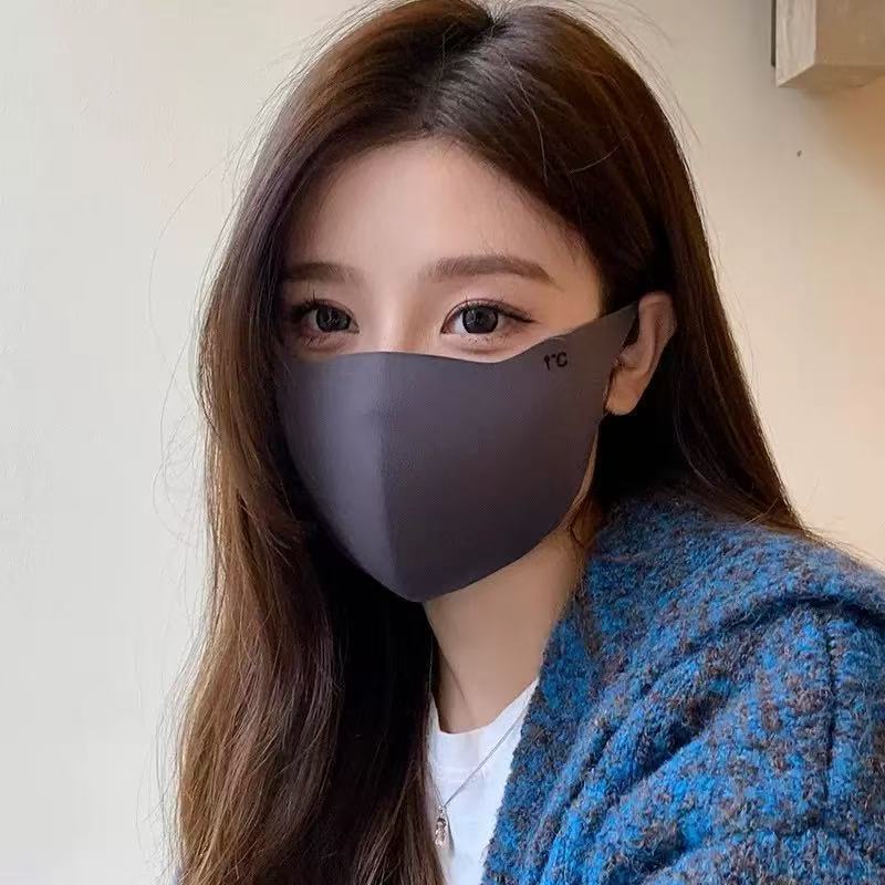 新款冬季双面奥绒保暖防寒口罩舒美佳冬款护眼角立体纯色防风口罩|undefined