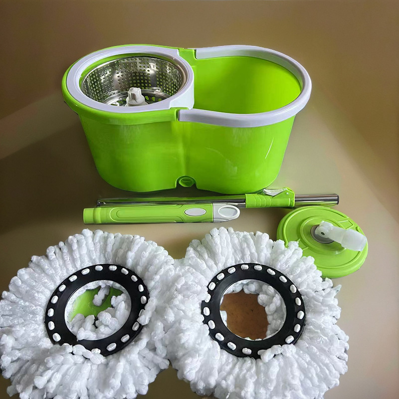 Large rotating mop rotating mop flat mop good mop hand-free mop wooden floor tile