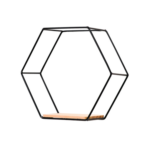 Creative iron wall hanging bedroom living room wall room wall storage rack home decoration wall storage rack