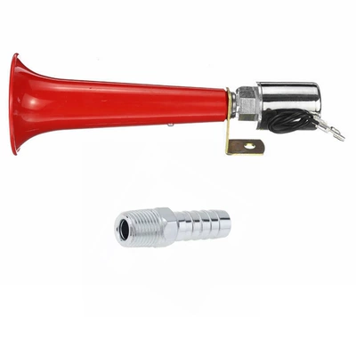 Electroplating/New Car Truck Truck Single-Tube Horn 12V 24V 180Db Bird Call Subwoofer Air Horn (Car horn/tweeter) - pagoda-connector