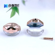 现货爱心唇膜盒 翻盖 带镜 带刷 配手拉垫 15g 保湿唇膏盒 唇膜盒