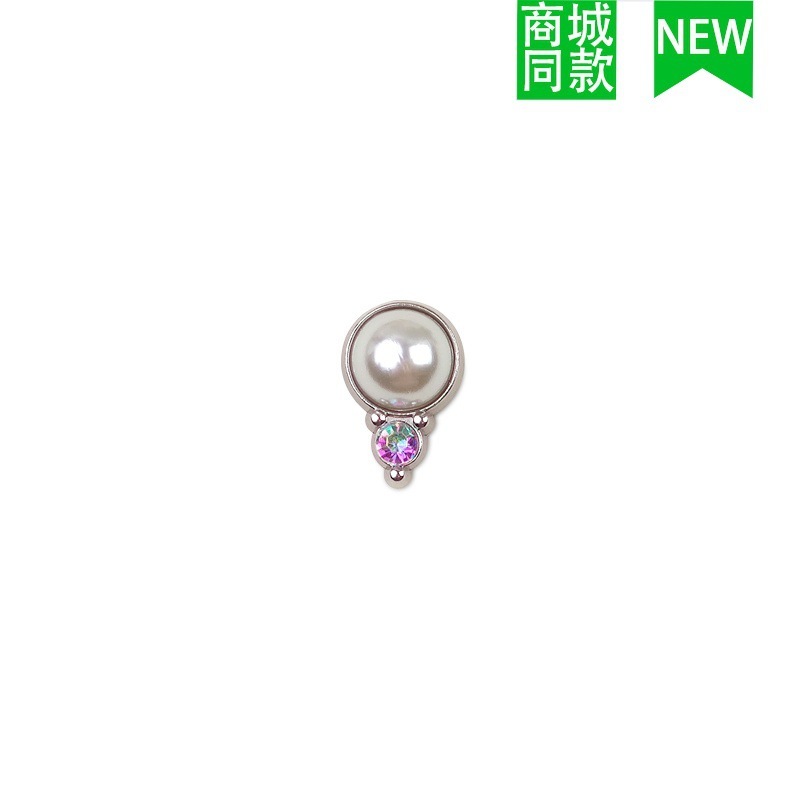 クロスボーダー卸売新しいクロックスアクセサリー靴バックル金属レターチェーン適応クロス靴花 DIY アクセサリー|undefined