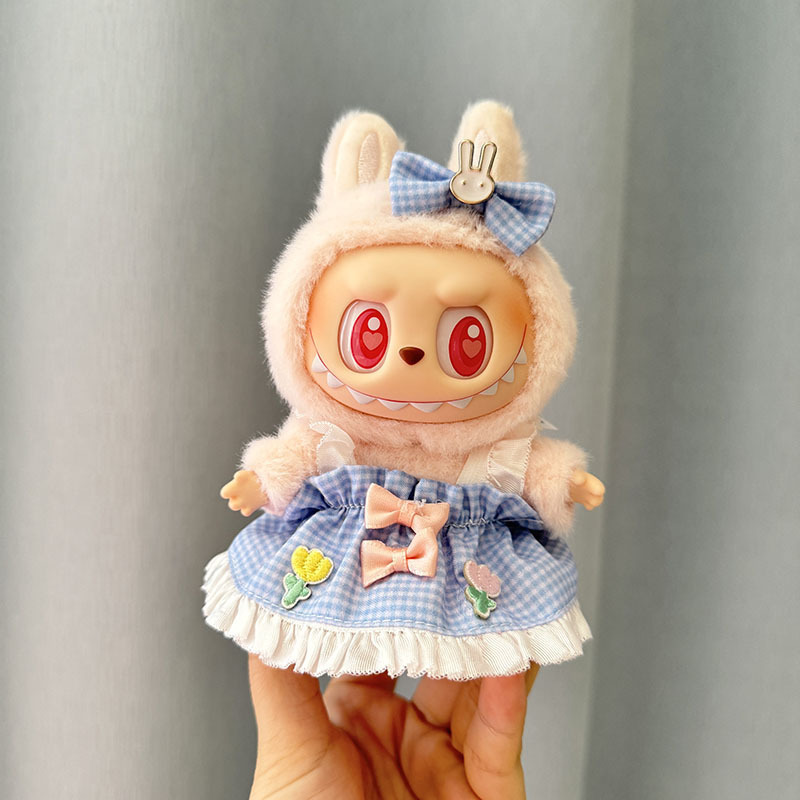 服のみ】第二世代ブラインドボックス ラブブ服 エポキシ樹脂製顔飾り ラブブ シットシットパーティーシリーズ ベビー服 可愛い|undefined
